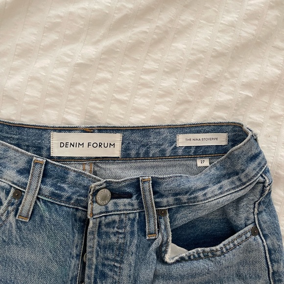 Aritzia Denim Forum Nina Stove Pipe Jeans (30L) - Picture 3 of 4